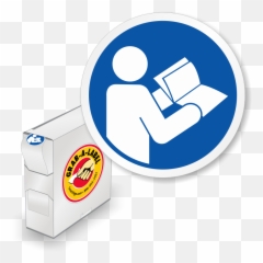 Iso Read Operatoru0027s Manual Symbol Grab A Labels Dispenser - Electrical Read And Understand Instruction Manual Signs Png,Labels Png