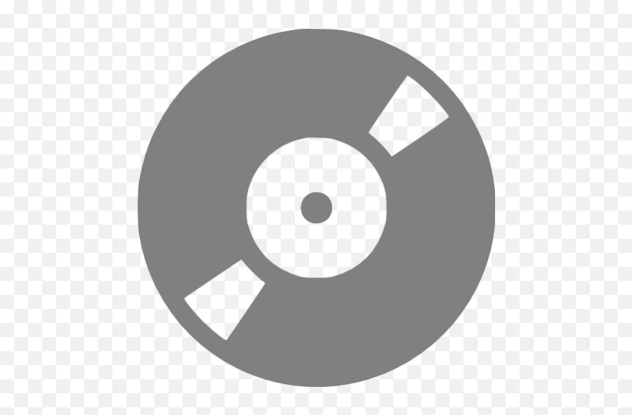 Gray Music Record Icon - Free Gray Music Record Icons Record Clipart Transparent Png,Record Icon Png