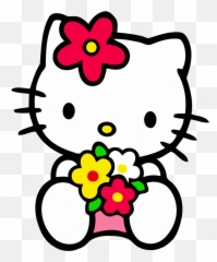 Dancing Hello Kitty Animated Gif - 800x962 Png Clipart