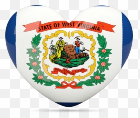 Heart Icon Illustration Of Flag Ofu003cbr U003e West Virginia - Seal png