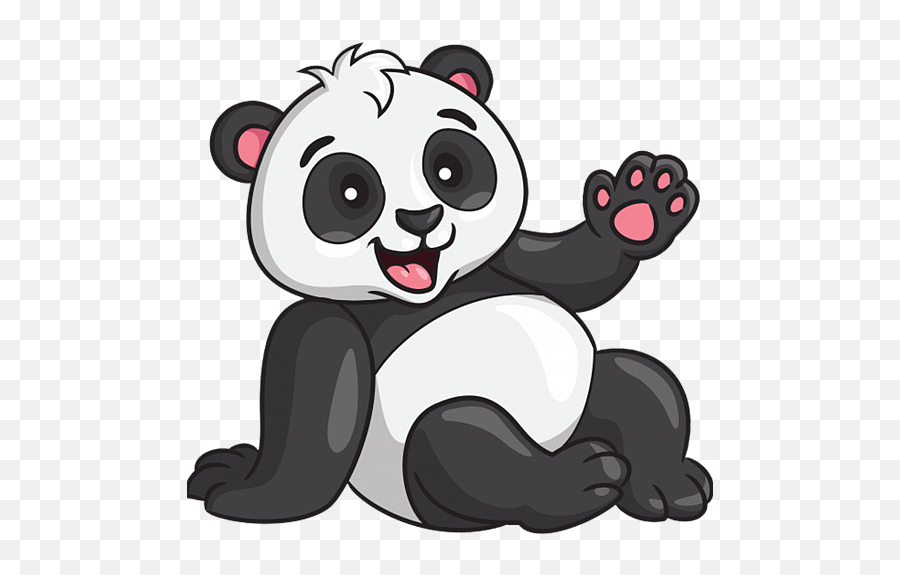 Cute Panda T - Shirt Portable Battery Charger Panda Cartoon Style Png,Panda Aim Icon
