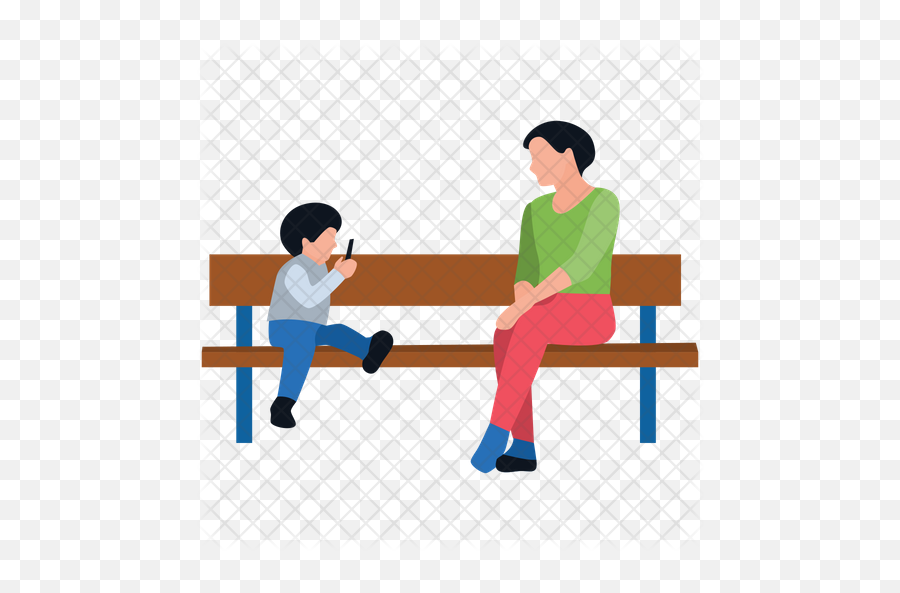 Park Bench Icon - Sitting Png,Park Bench Png