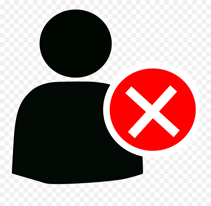 User Delete Big Image - Delete User Logo Png Transparent,Delete Png