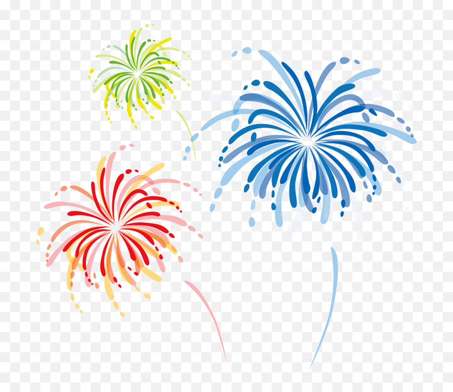 Png Fireworks Picture 626572 - Firework Drawing Png,Fire Works Png