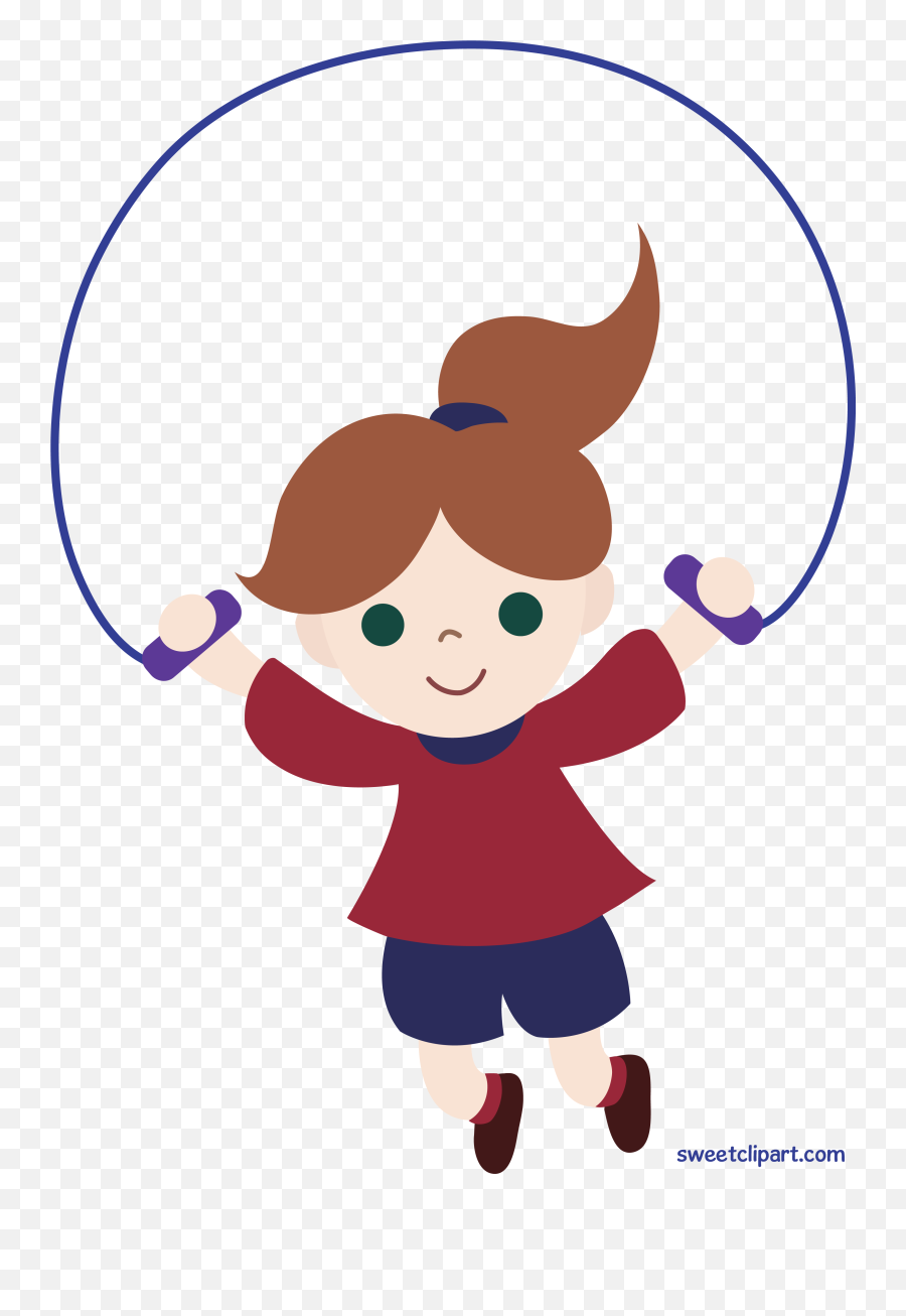 Little Girl Jump Rope Png Free - Clip Art Jump Rope,Jump Rope Png