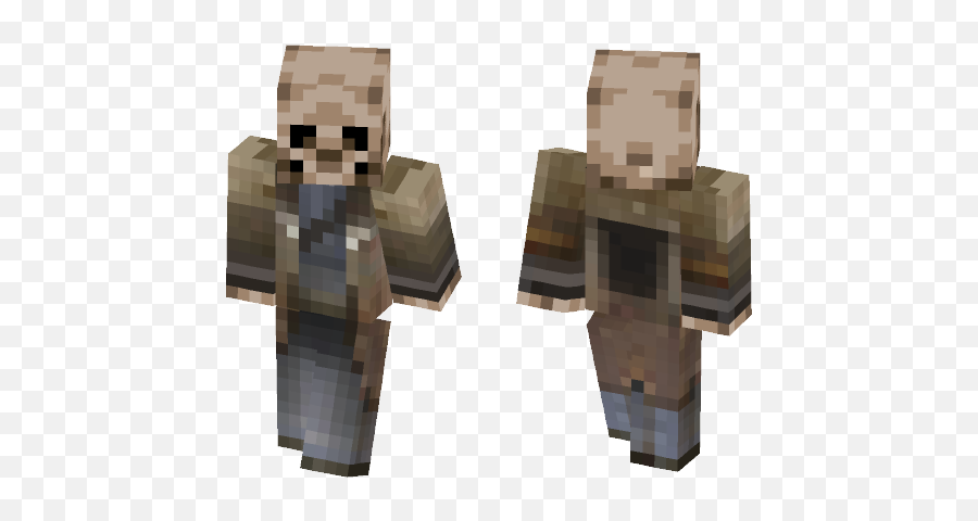 Download Skeleton Minecraft Skin For - Mace Windu Minecraft Skin Png,Minecraft Skeleton Png