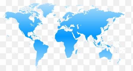 World Map Blue Png Transparent - Legal To Own A Katana