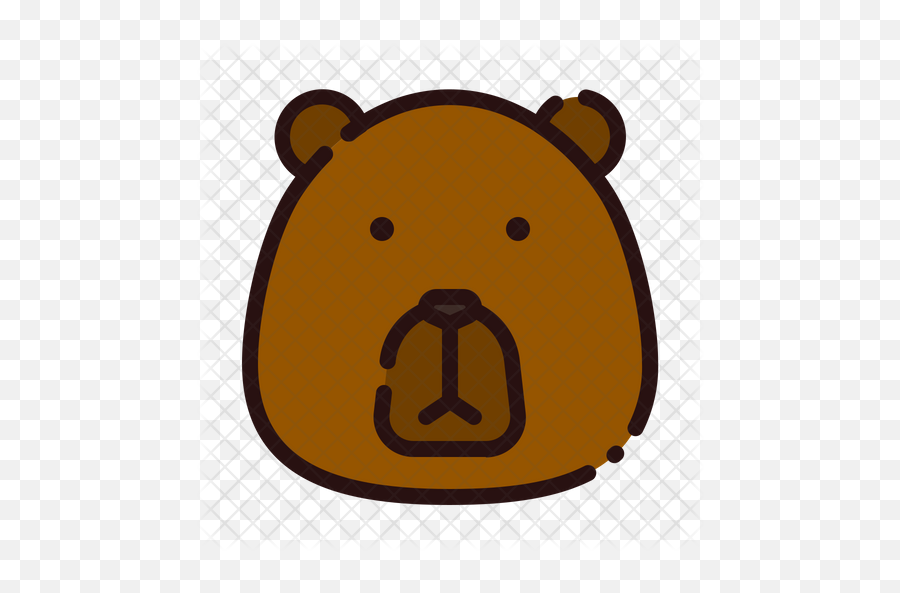 Bear Icon - Cartoon Png,Bear Trap Png