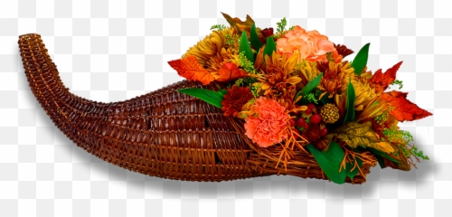 Floral Cornucopia Png Image - Bouquet,Cornucopia Png