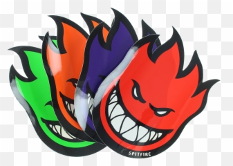 Thrasher Spitfire Fireball Sticker - Large Skate png