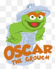 Sesame Street Flat Oscar Menu0027s Long Sleeve T - Shirt Cartoon png