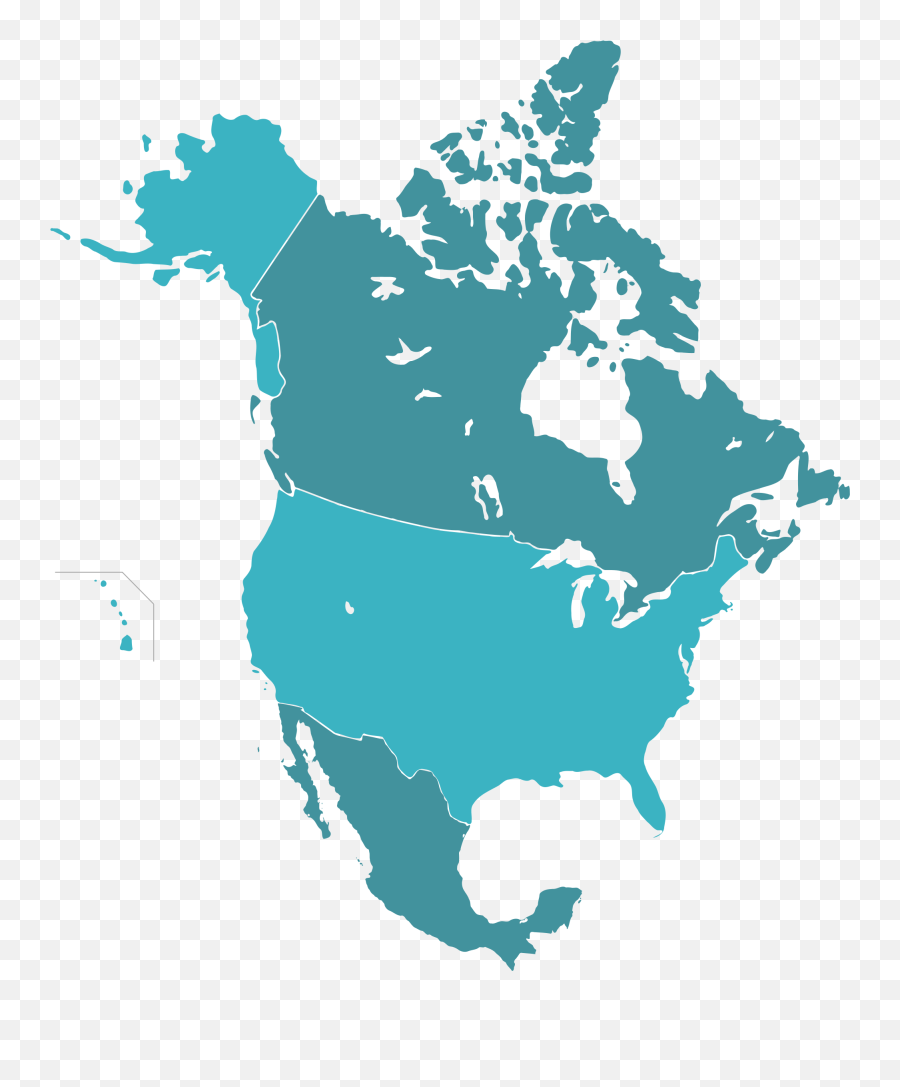 Download Hd 2000px Naunion Svg 17 Us - North America Map Transparent Png,United States Map Transparent