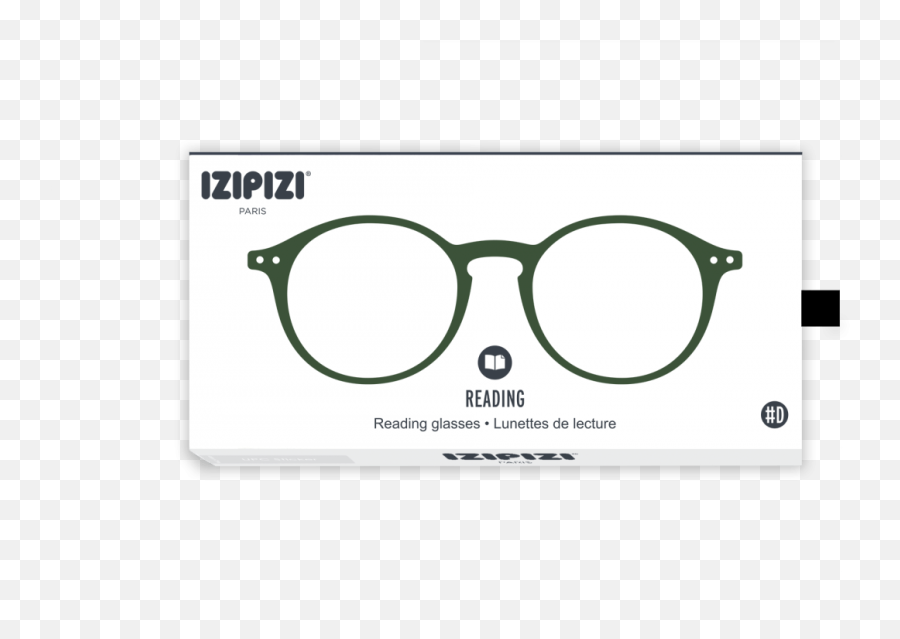 Izipizi D Reading Glasses Spectacles In Green Crystal - See Concept Png,Circle Glasses Png