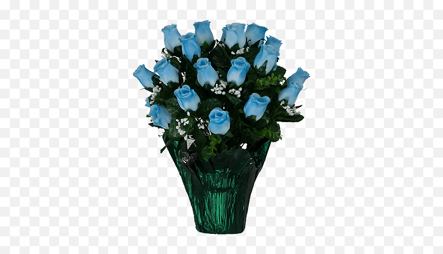 Blue Rose With Babys Breath - Blue Rose Png,Baby's Breath Png