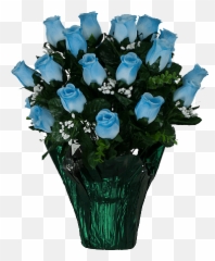 Blue Rose With Babys Breath - Blue Rose Png,Baby's Breath Png
