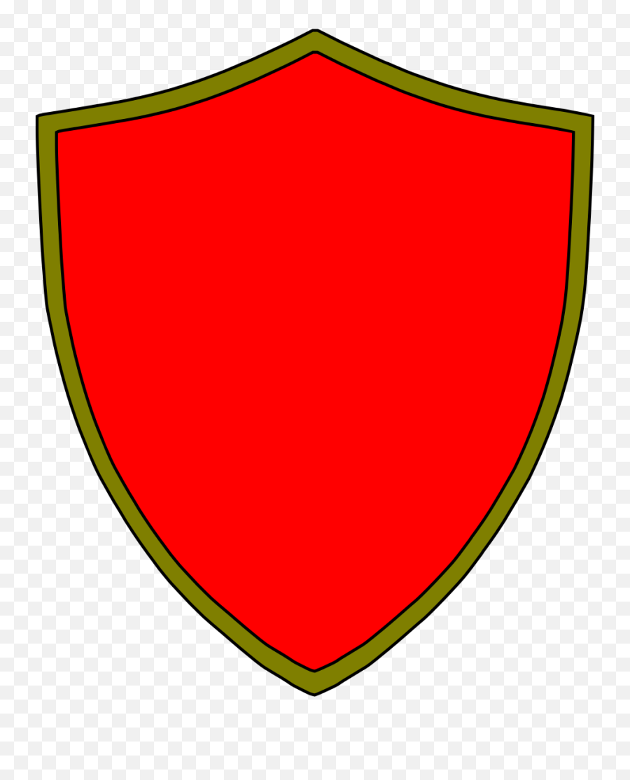 Red - Shield With Red Background Png,Gold Shield Png