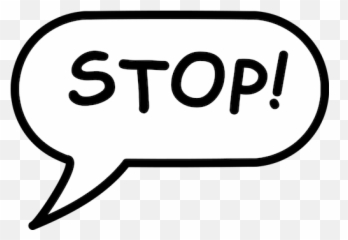 Stopu0027u0027 Speech Bubble Free Svg - Speech Bubble png
