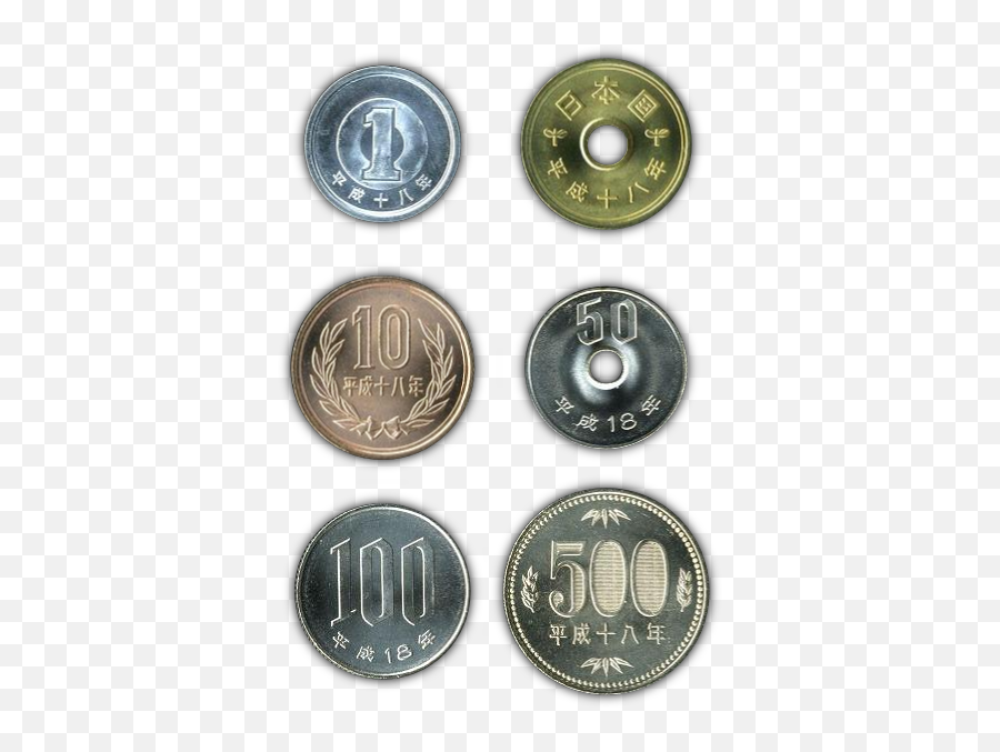 Jpy Coins - Japanese Money Coins Png,Coins Png