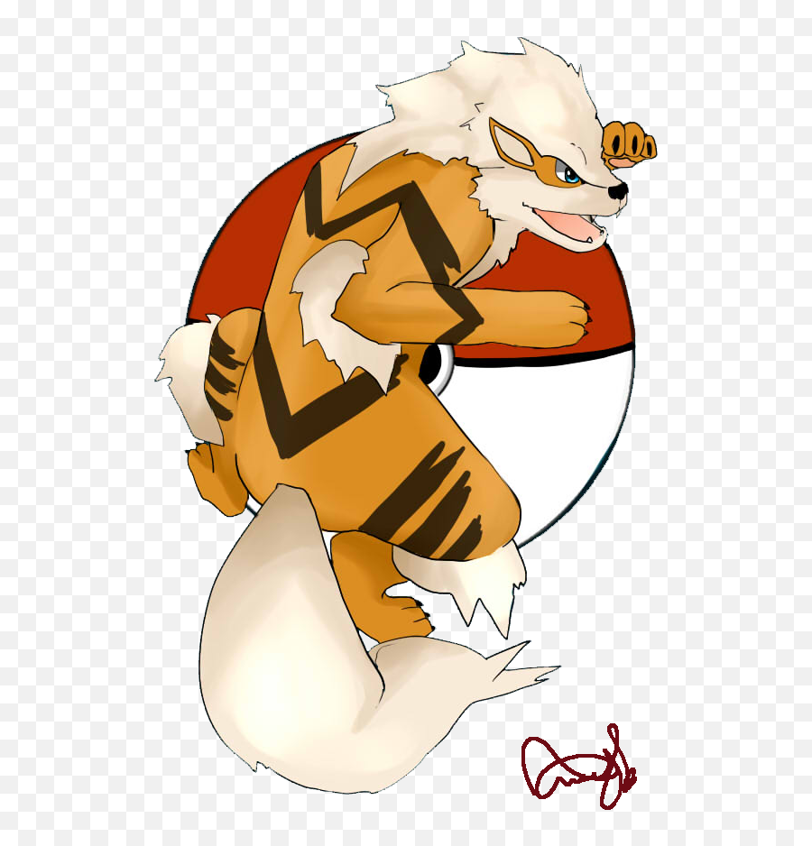 Download Hd - Cartoon Png,Arcanine Png