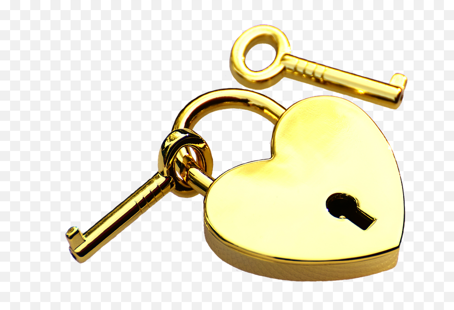 Heart Key Background Png - Love Romantic Valentine Day,Key Transparent Background