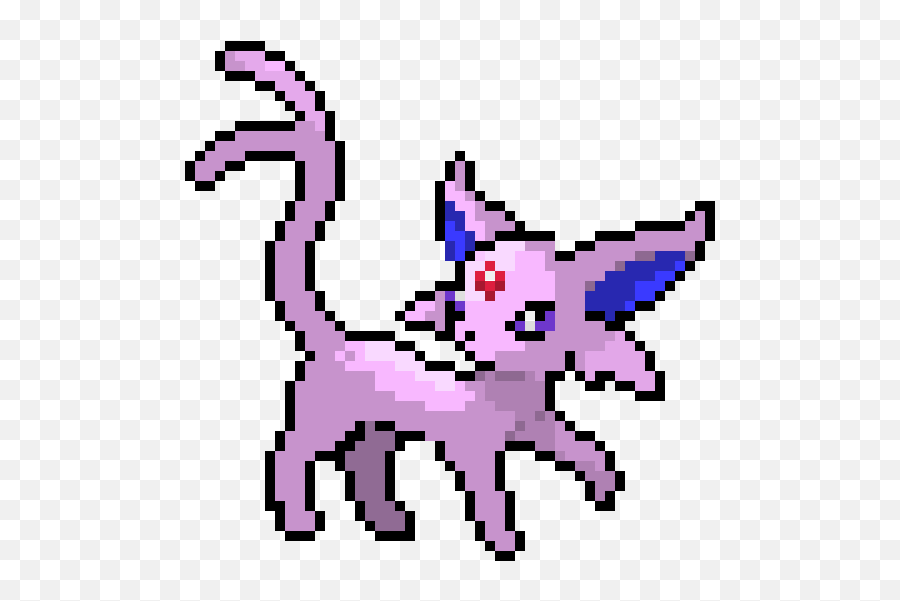 Pokemon Pixel Art Espeon Png Image With - Espeon Pixel Art,Espeon Png