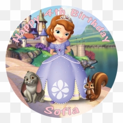 Princess Sofia Images Posted By Michelle Tremblay - Sofia The First Png Images Round,Princesa Sofia Png