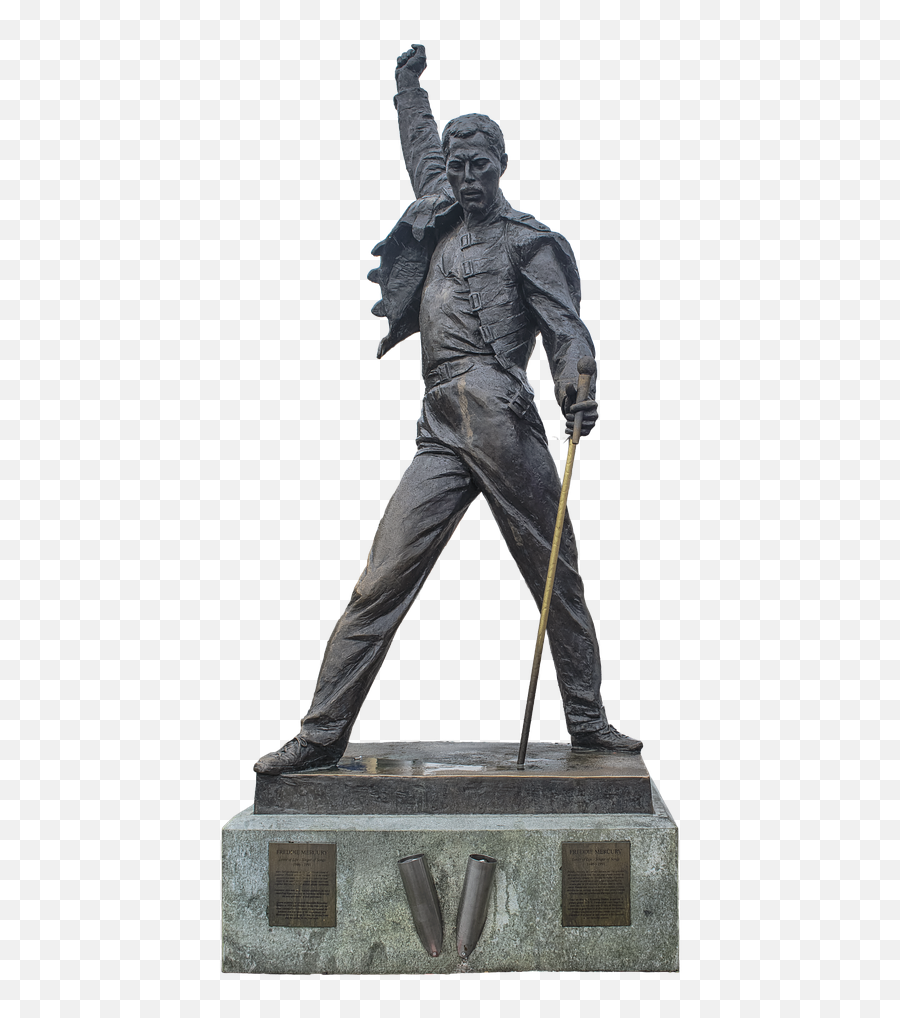Statue Freddie Mercury Singer - Freddie Mercury Statue Png,Freddie Mercury Png