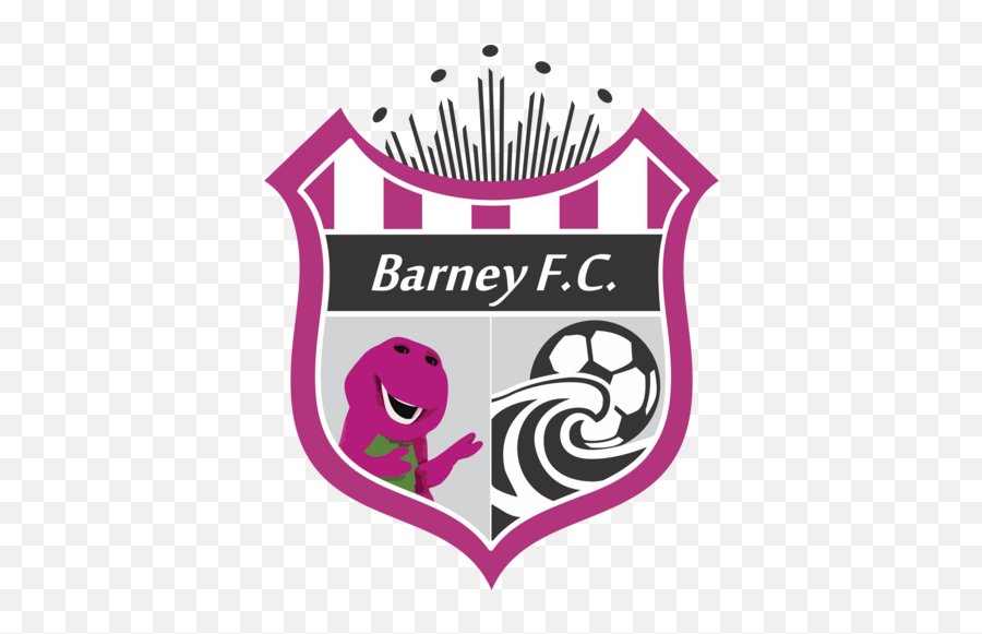 Barney Futebol Clube - Barney The Dinosaur Png,Barney And Friends Logo