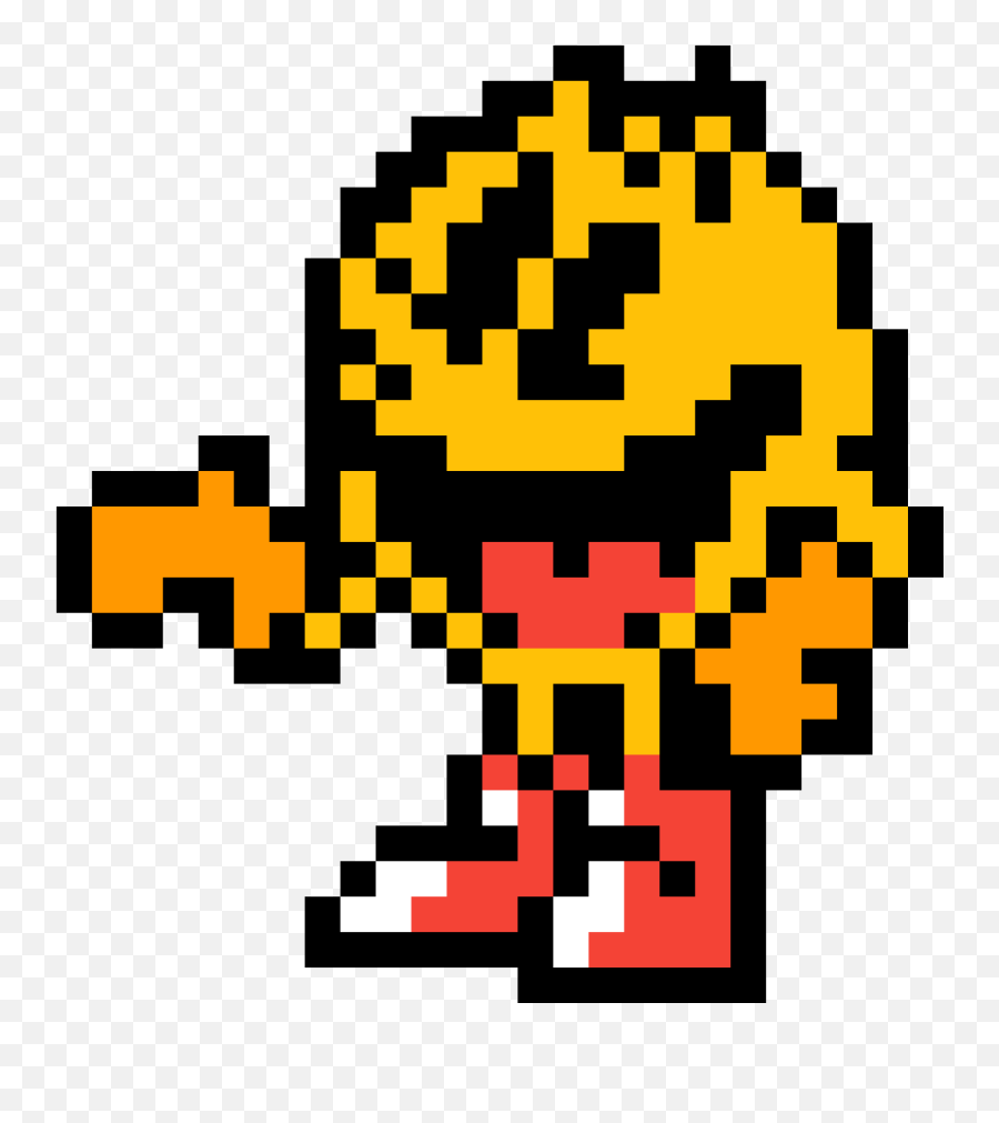 Pacman Sprite Png - Pac Man Sprite,Pac Man Png