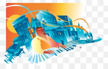 Musician Over New Orleans Sky Clip Art - Musician Png Horizontal,Musician Png