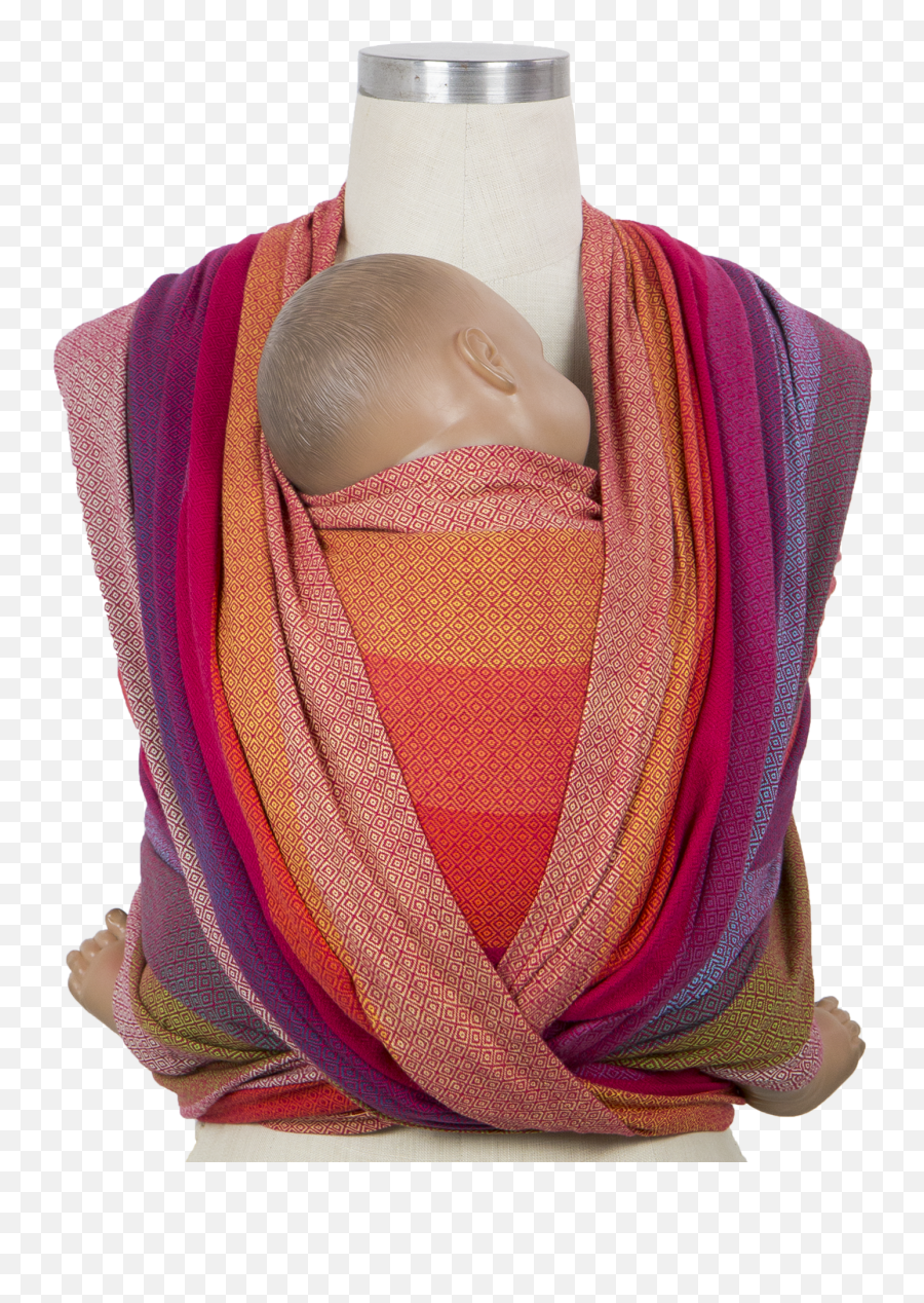 Girasol Woven Wrap Baby Carrier - Earthy Rainbow Diamond Lovely Png,Girasol Png