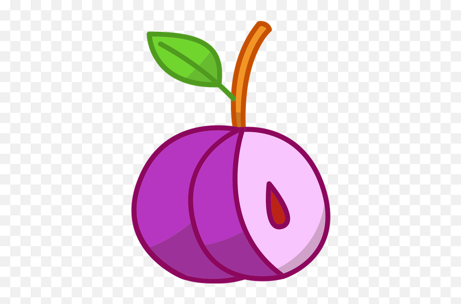 Plum Icon Of Colored Outline Style - Available In Svg Png Fresh,Plum Png