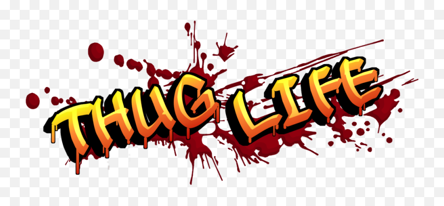 Download Thug Art Text Life Royale - Logo Of Thug Life Png,Thug Life Text Png