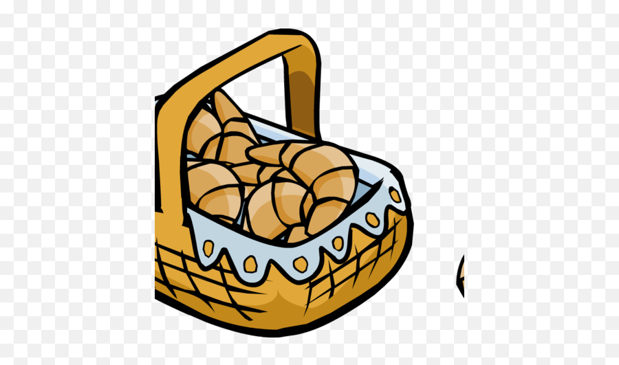 Croissant - Crossiant In Basket Clipart Png,Croissant Png