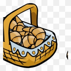 Croissant - Crossiant In Basket Clipart Png,Croissant Png