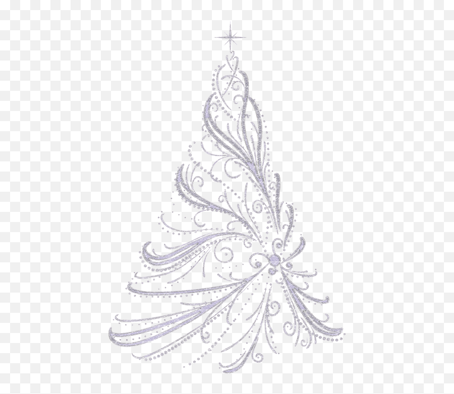 Gold Transparent Christmas Tree - Moño Navideño Plateado Png,Arbol De Navidad Png