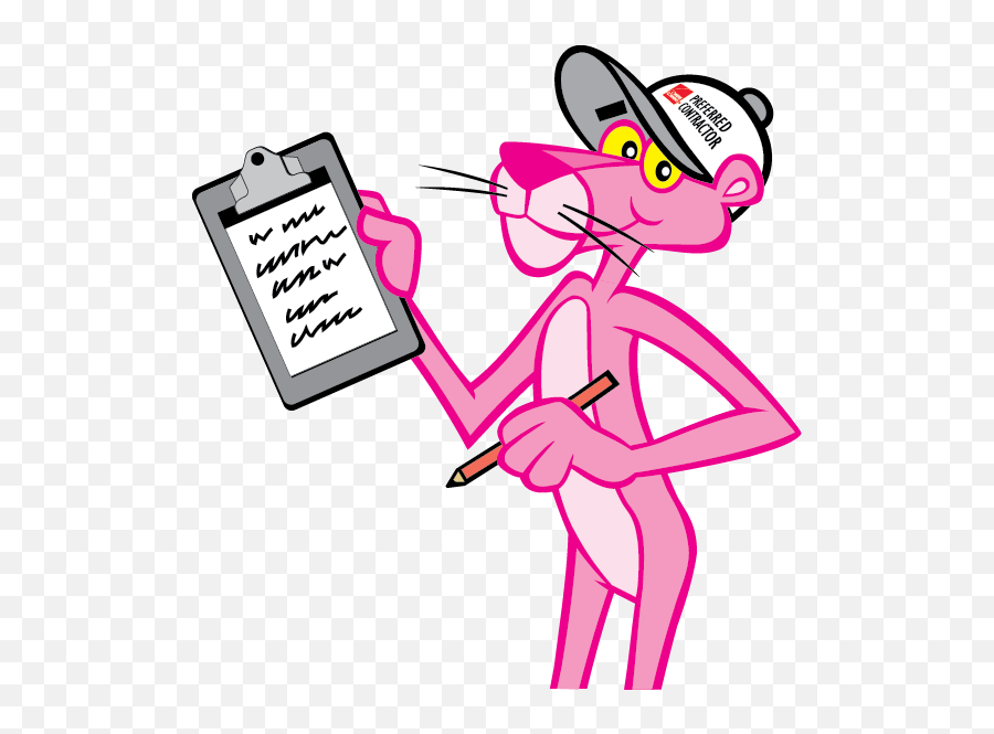 Free Estimate - Cartoon Characters Pink Panther Png,Free Estimate Png -  free transparent png images 