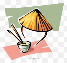 Download Rice Bowl And Chinese Hat - Hat Vietnam Clipart Png,Rice Hat Png