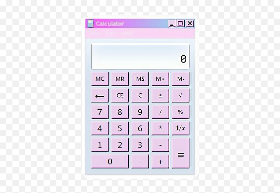 Pink Clipart Calculator - Window Pc Png,Calculator Png
