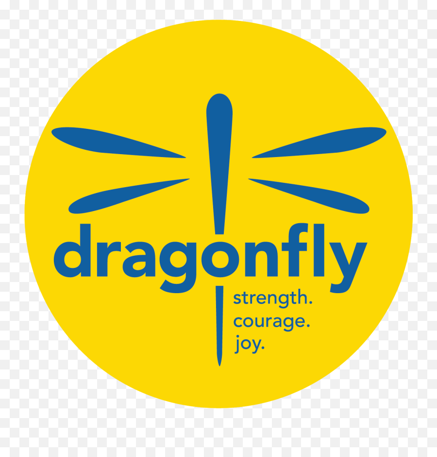 Dragonfly Circle Logo - Dragonfly Courage Strength Joy Png,Yellow Circle Logo