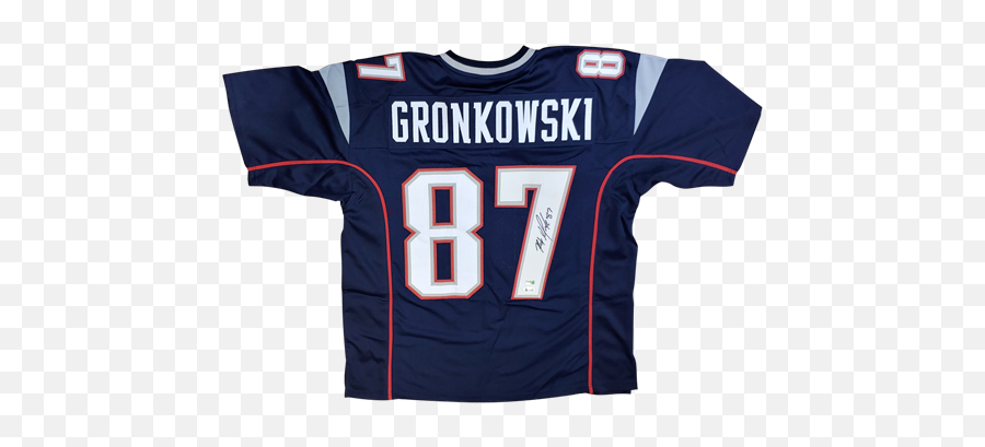 Rob Gronkowski Autographed New England - Much Is A Rob Gronk Stitched Jersey Png,Rob Gronkowski Png