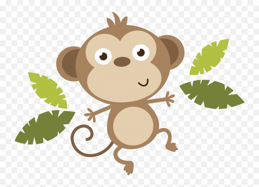 Monkey Clipart Transparent Background - Free Monkey Svg Png,Monkey Transparent Background