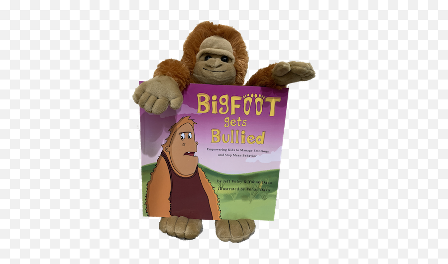 Bigfoot Get Bullied - Book U0026 Plush Animal Soft Png,Bigfoot Transparent