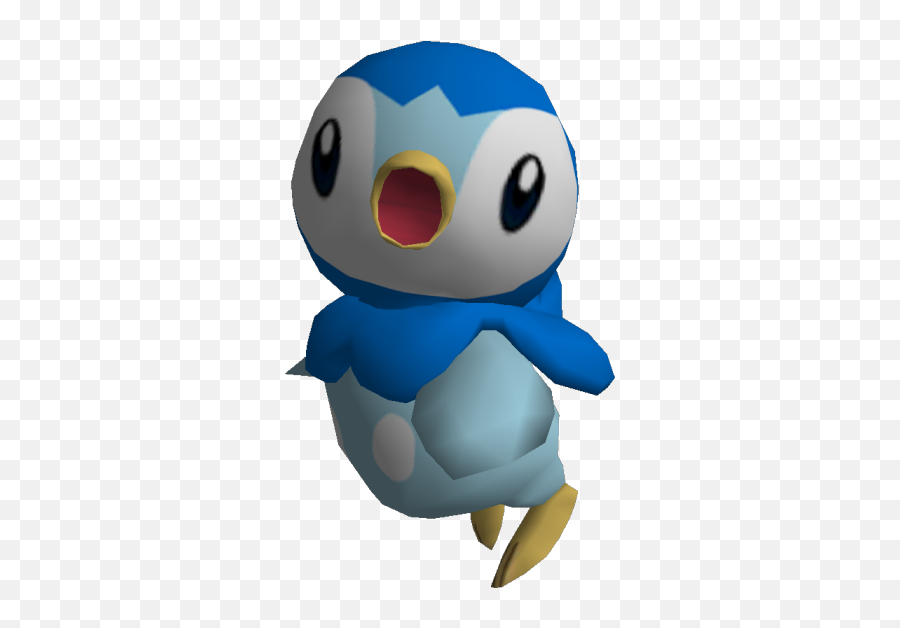 Wii - Super Smash Bros Brawl Piplup Trophy The Models Fictional Character Png,Piplup Png