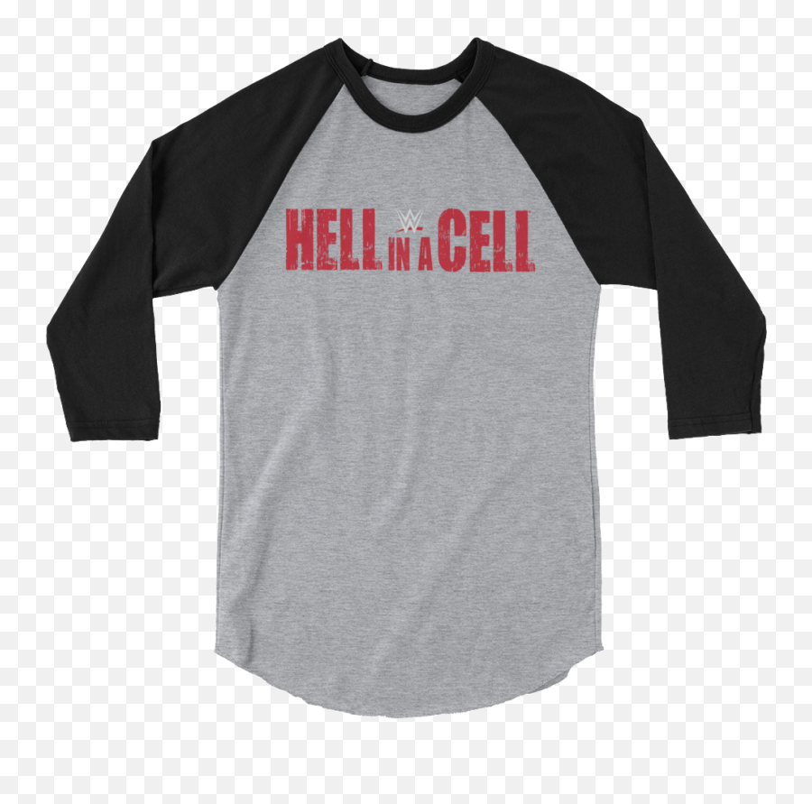 Breezango Png - Hell In A Cell Logo 34 Sleeve Raglan T Fathers Day Shirts For Dad,Wrestlemania 35 Logo