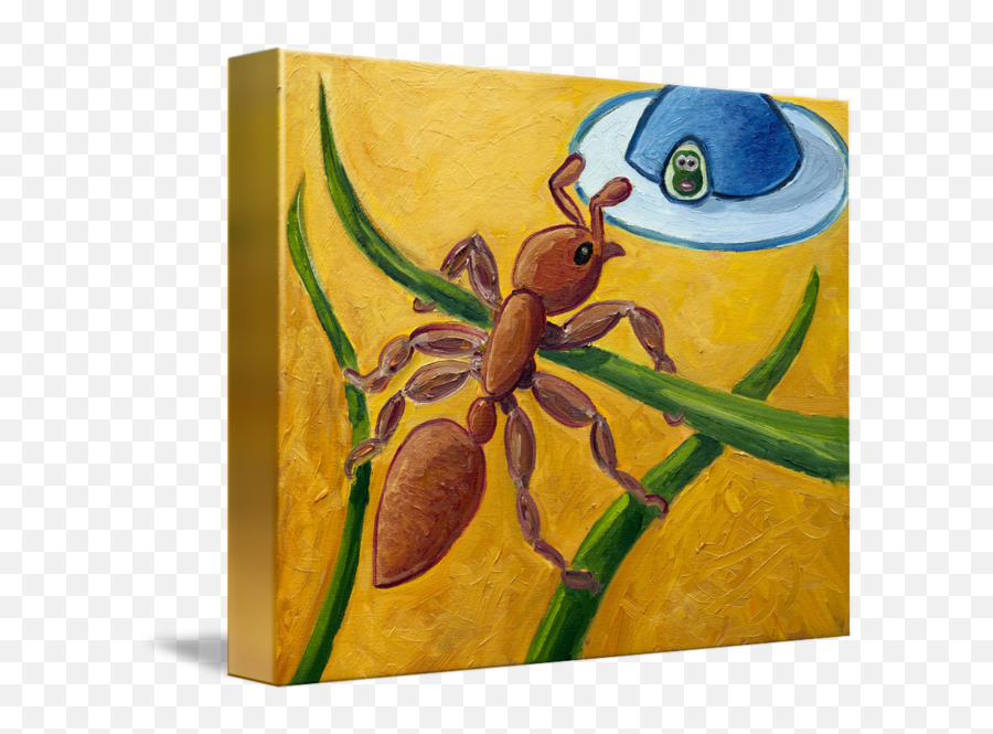 Ant And Ufo By Rudy Rucker - Parasitism Png,Realistic Ufo Png