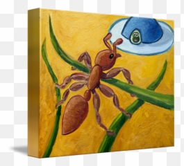 Ant And Ufo By Rudy Rucker - Parasitism Png,Realistic Ufo Png