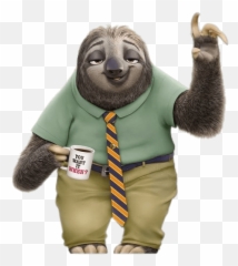 Flash Zootopia Transparent Cartoon - Sloth png