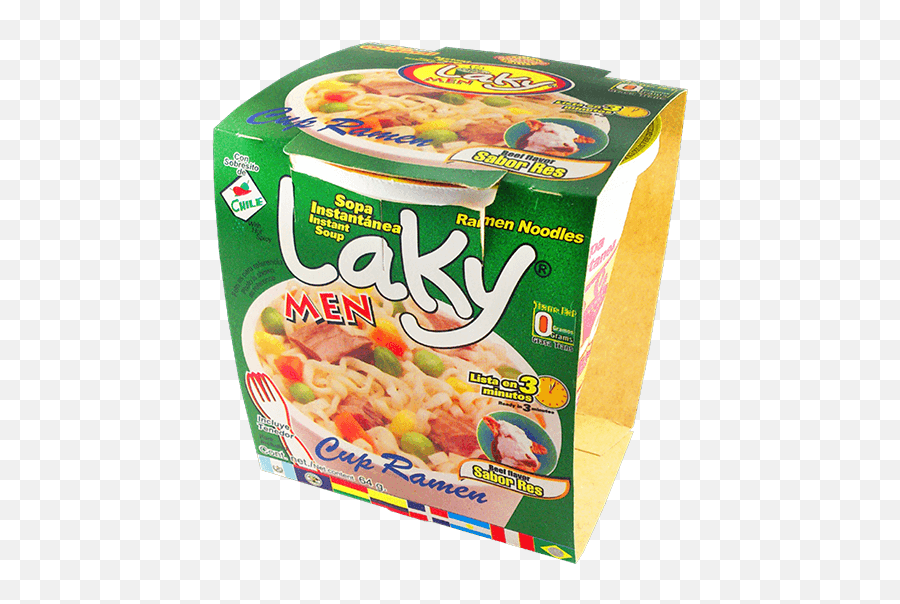 Lakymen Instant Noodle Soups Cup Jumbo Bag - Laky Men Res Png,Ramen Noodles Png