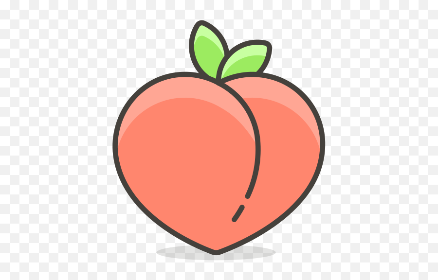 Peach Icon Free Of 780 Vector Emoji 583472 - Png Peach Emoji Transparent Background Png,Like Icon Free Vector